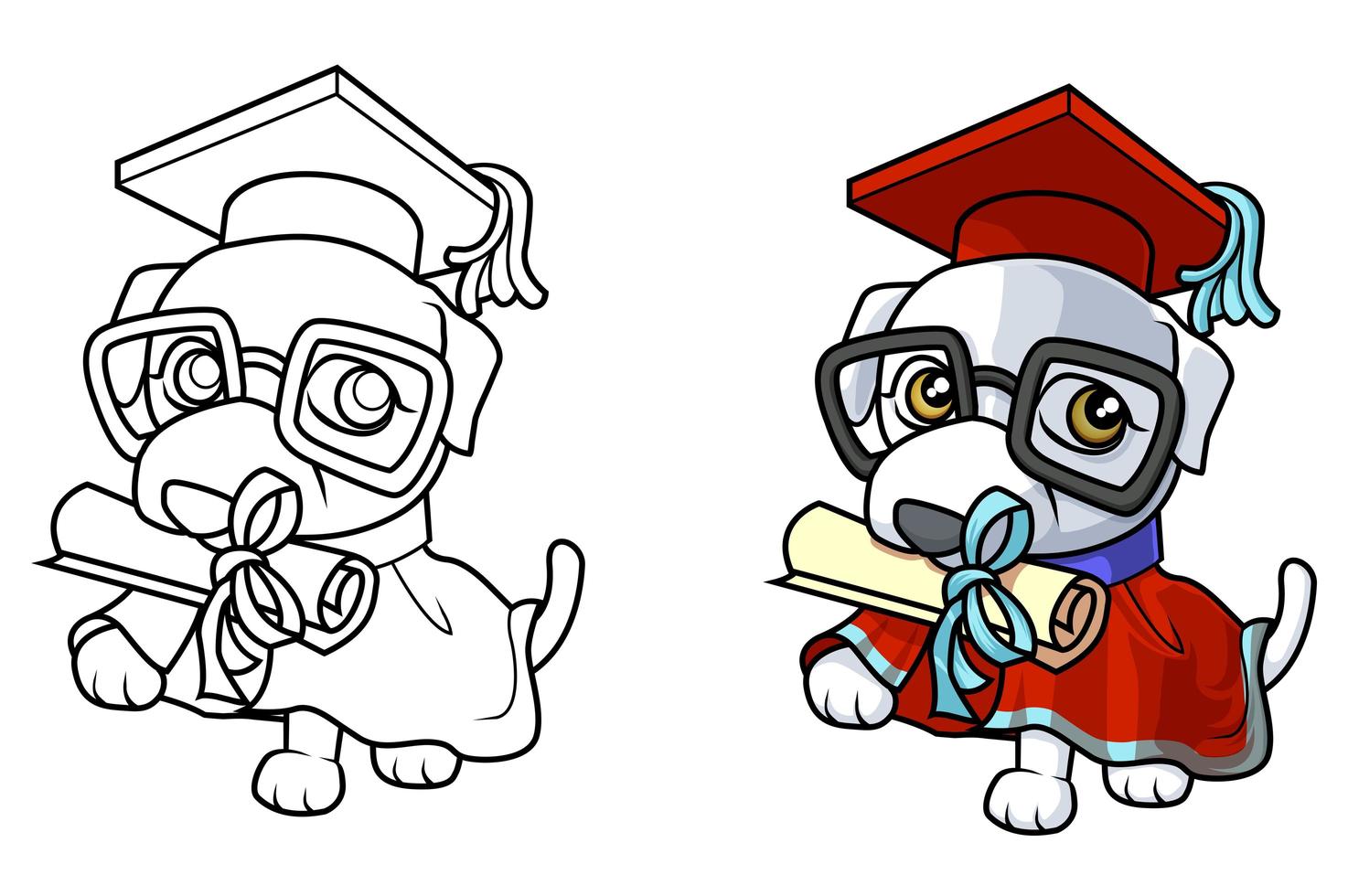 Pagina Para Colorear De Dibujos Animados De Perro Lindo Para Ninos Descargar Vectores Gratis Illustrator Graficos Plantillas Diseno En dibujos.net podras colorear online casi todas las razas: https es vecteezy com arte vectorial 1613348 lindo perro caricatura pagina para colorear para ninos