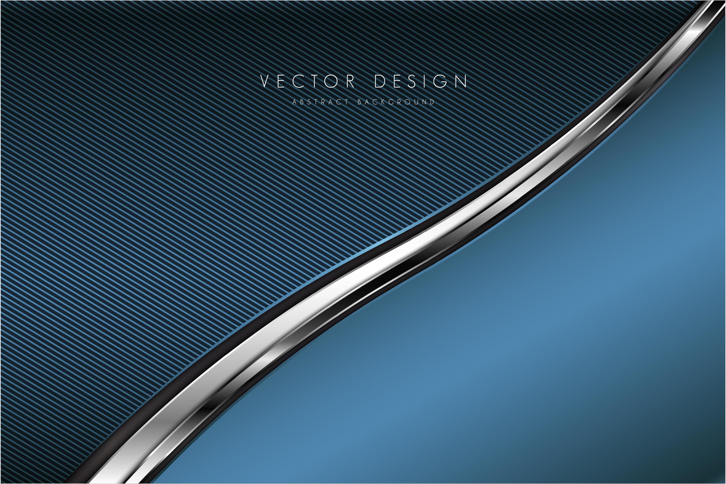 Modern blue and silver metallic background 1630994 Vector Art at Vecteezy