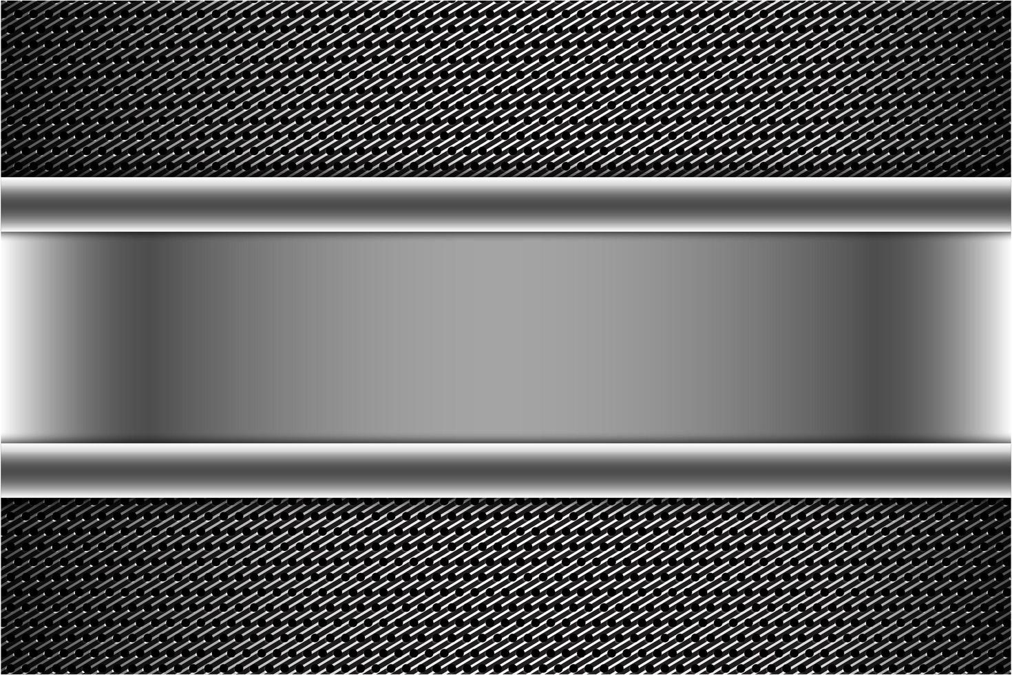 Modern silver and grey metallic background vector