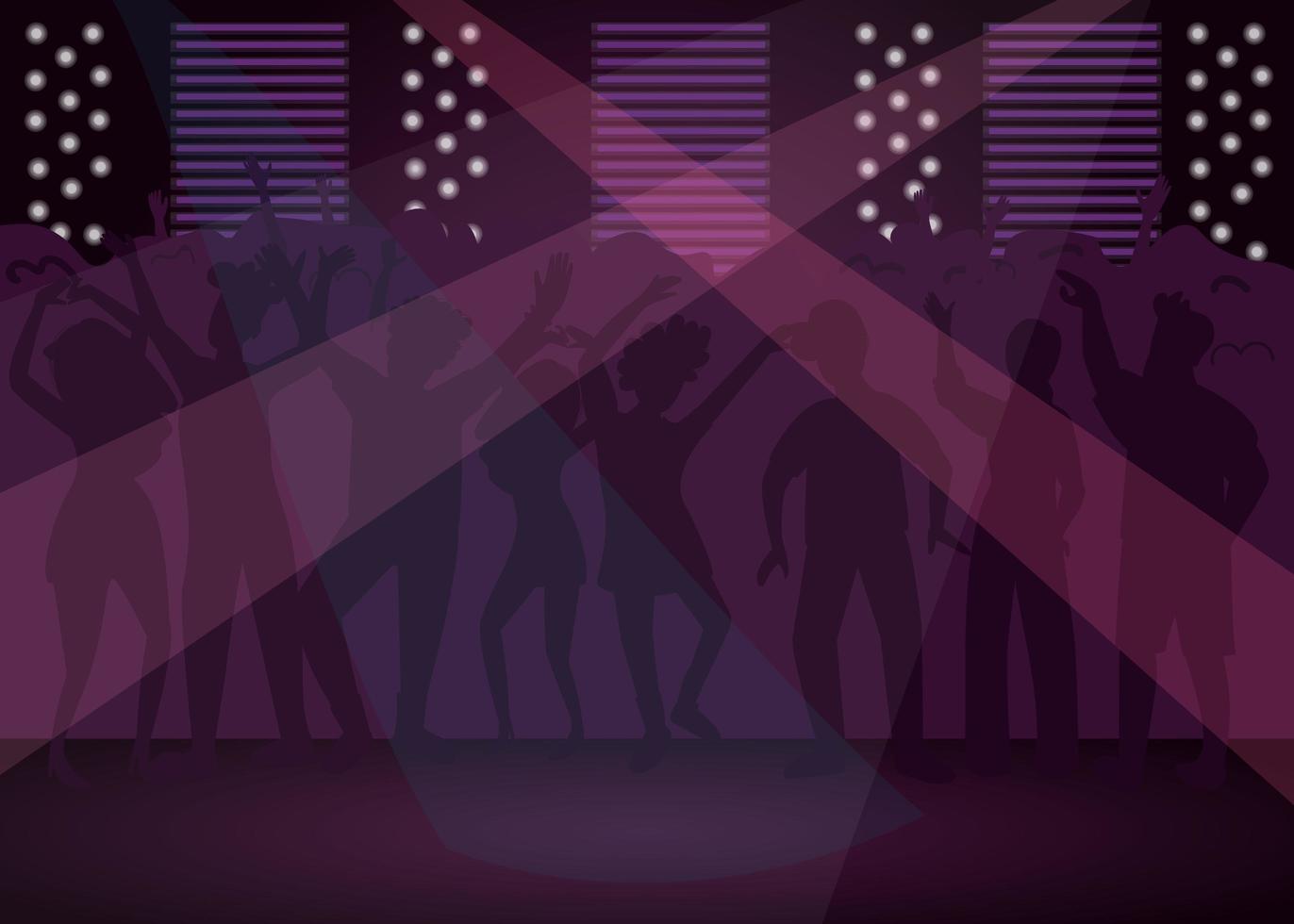 Nightclub dance floor vector