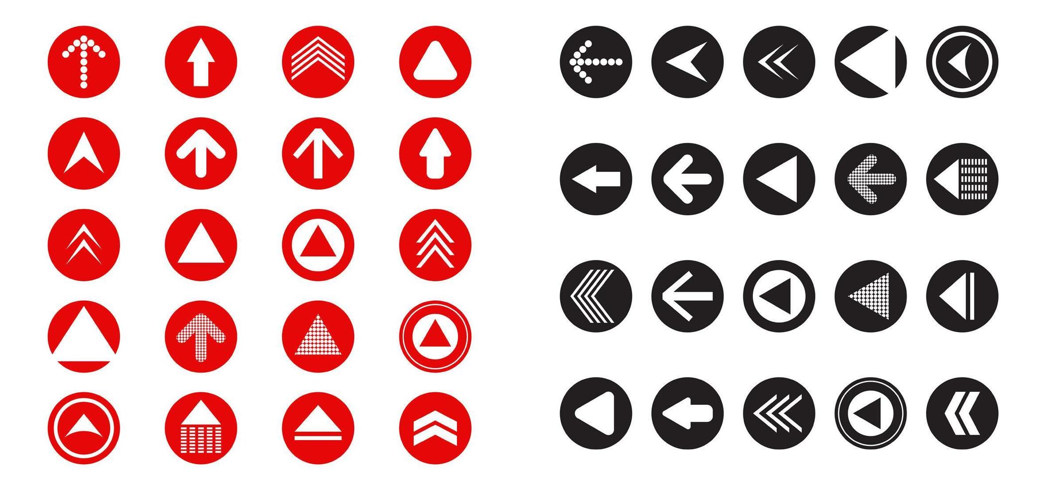 arrows vector mission,  icon design.