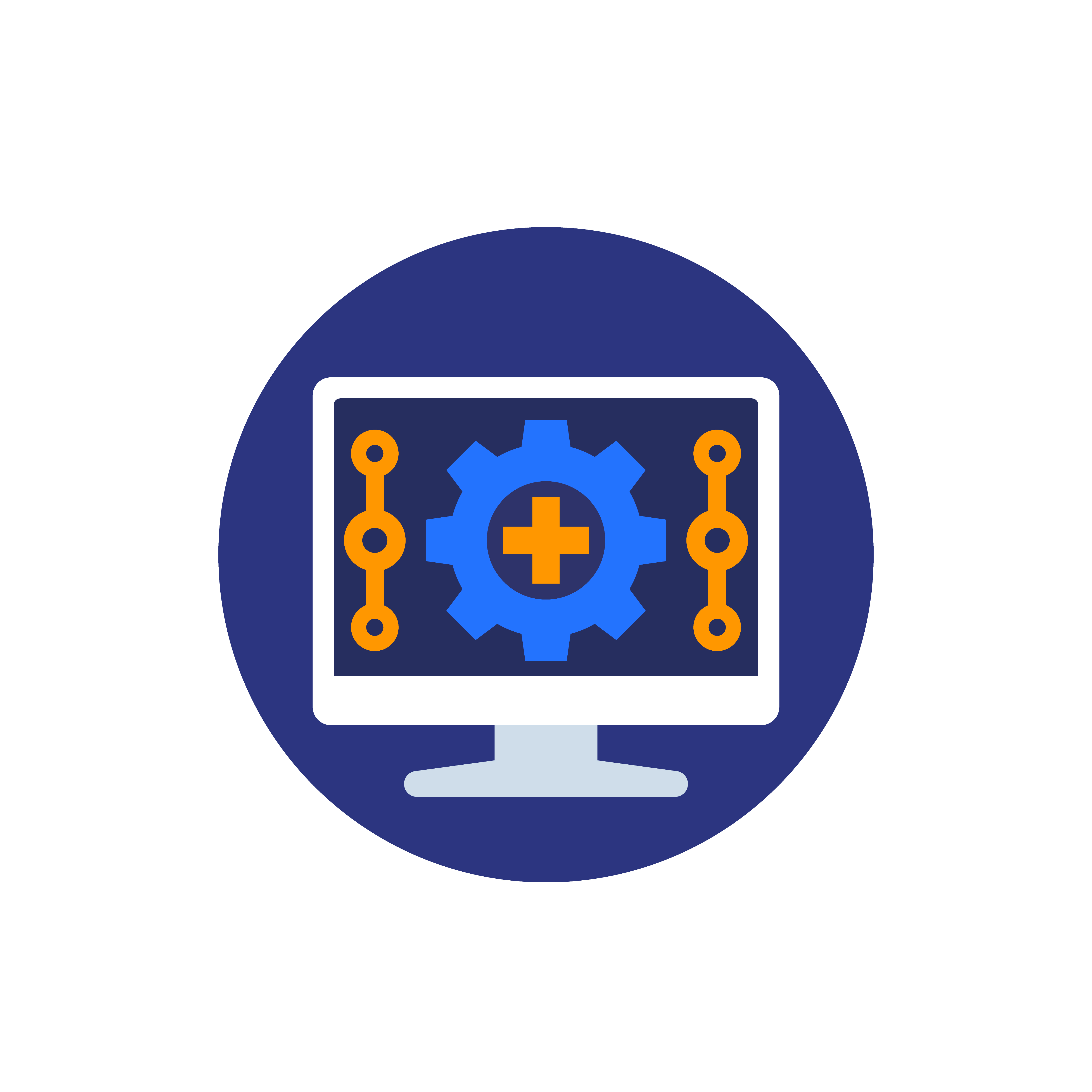 Framework icon, flat design 1631626 Vector Art at Vecteezy