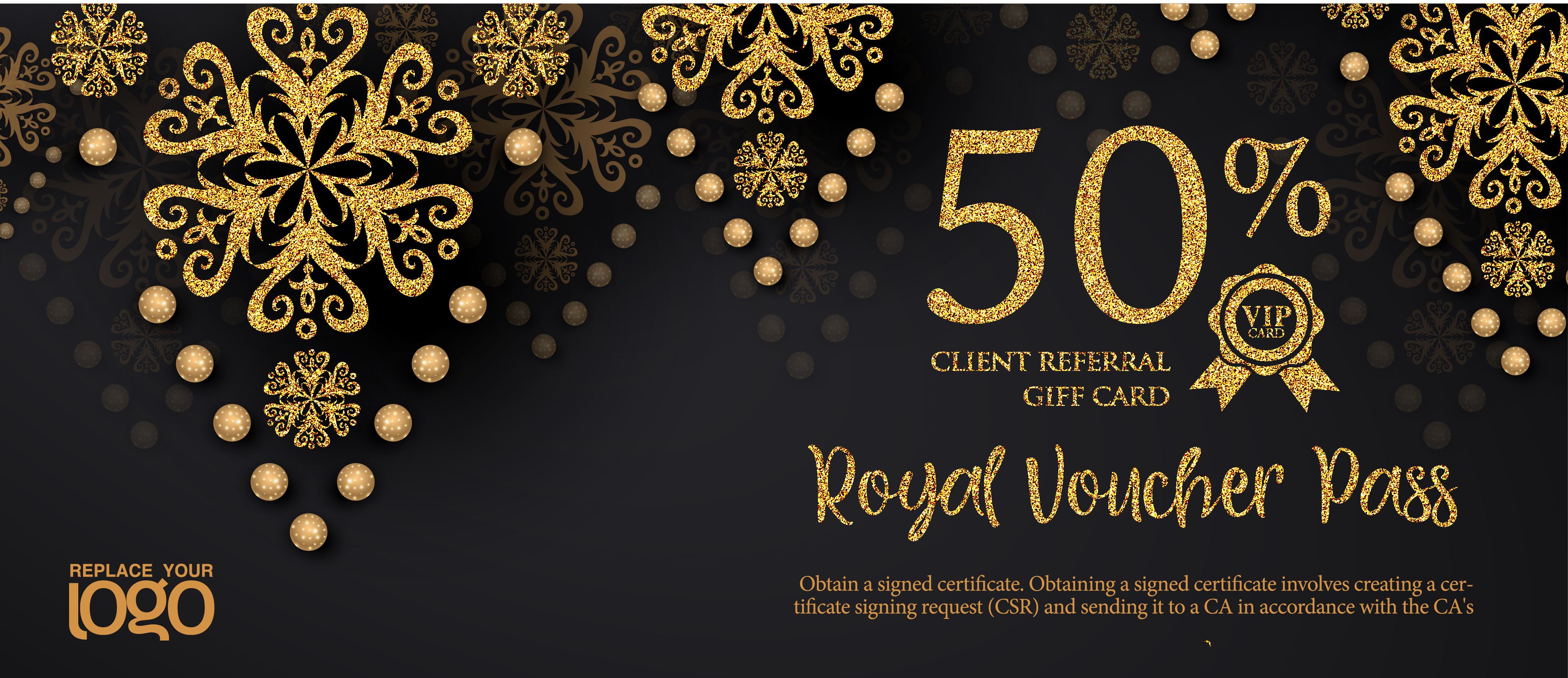 Gold And Black Gift Voucher Discount Coupon Banner Download Free Vectors Clipart Graphics Vector Art
