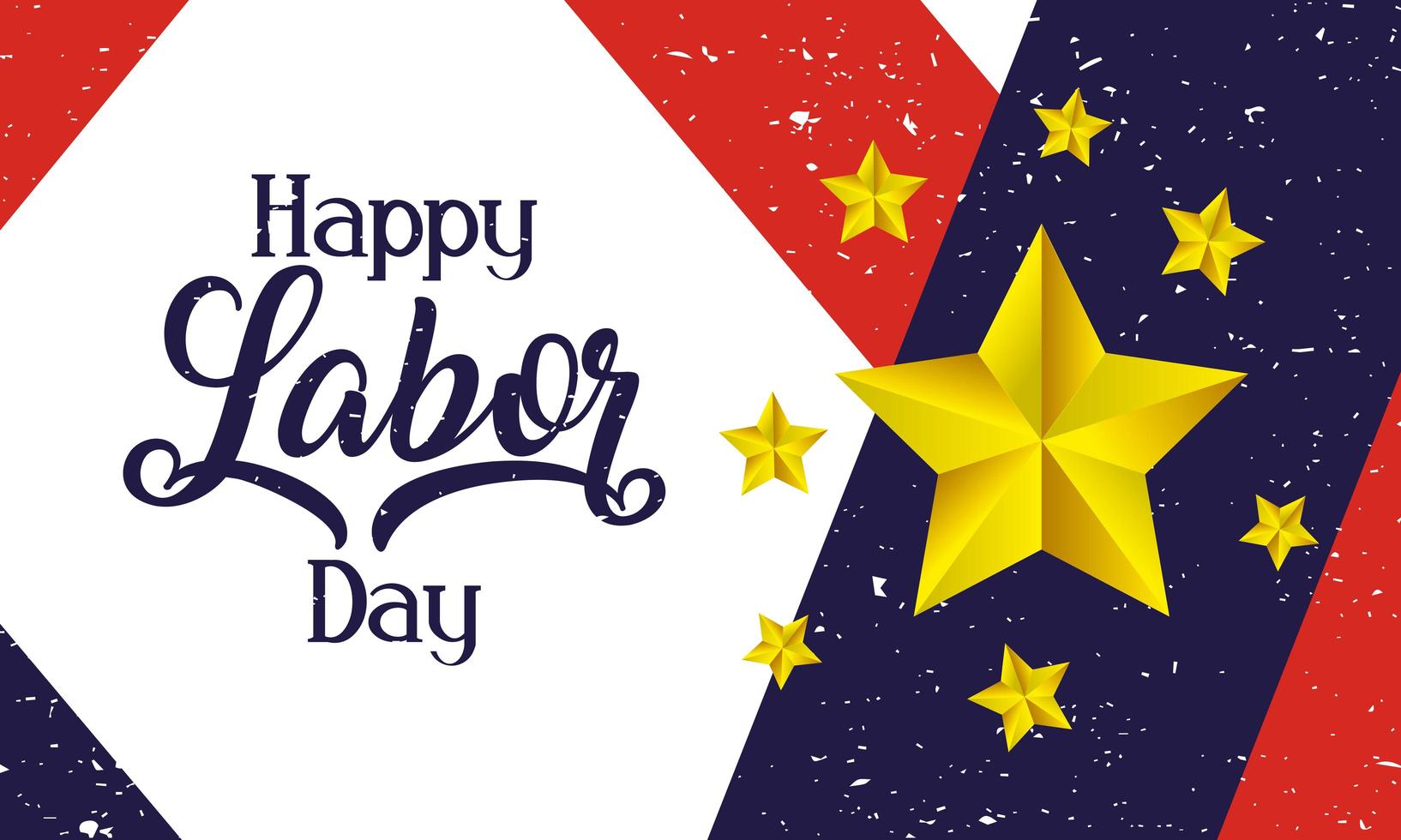 Happy USA Labor Day celebration vector