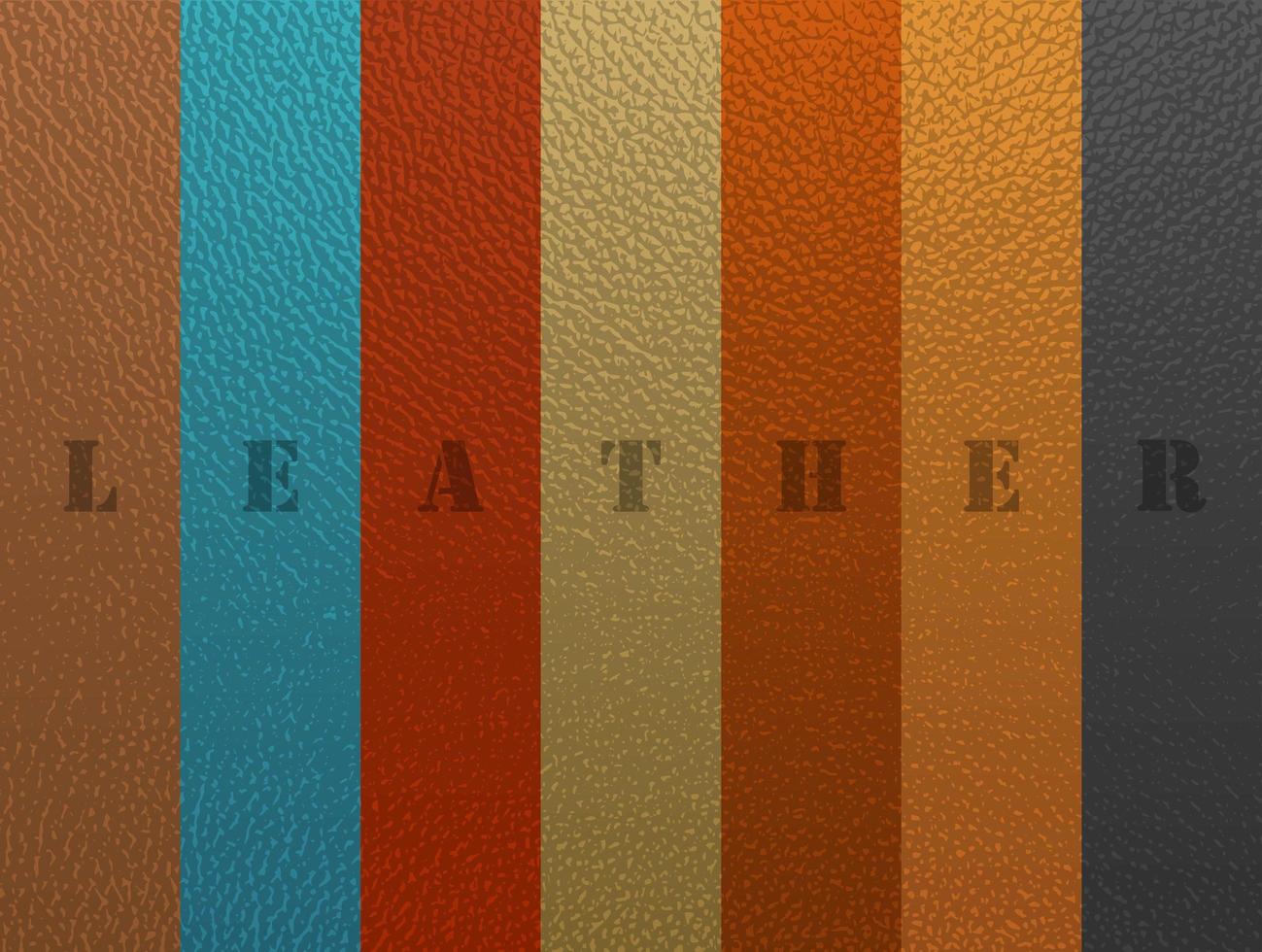 Vintage colorful old leather texture vector