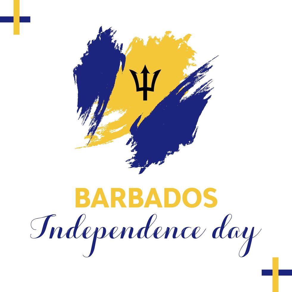 Barbados independence day wallpaper and card 1632198 Vector Art at Vecteezy