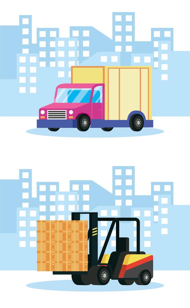 Delivery service composition vector