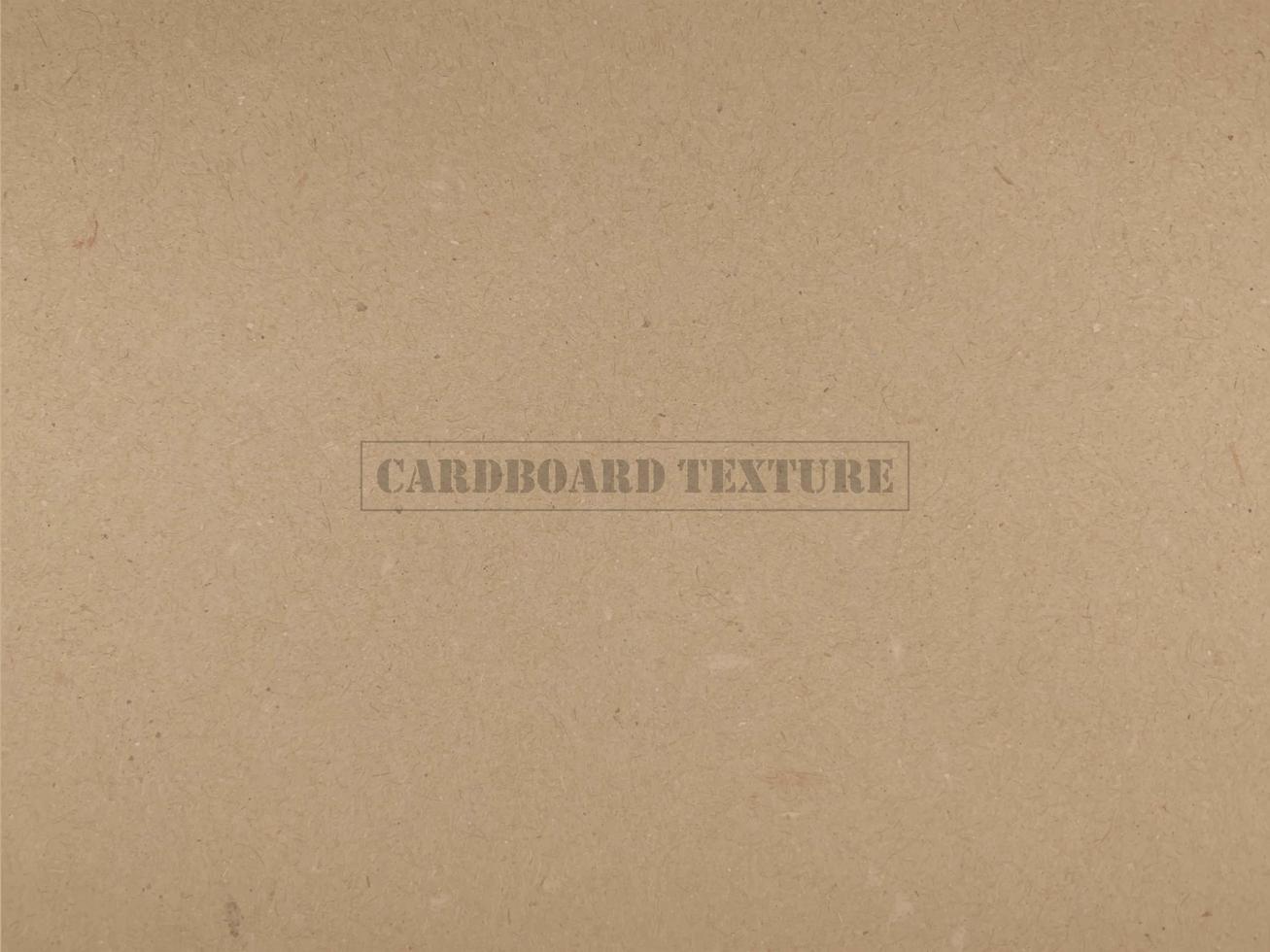 Brown cardboard texture vector