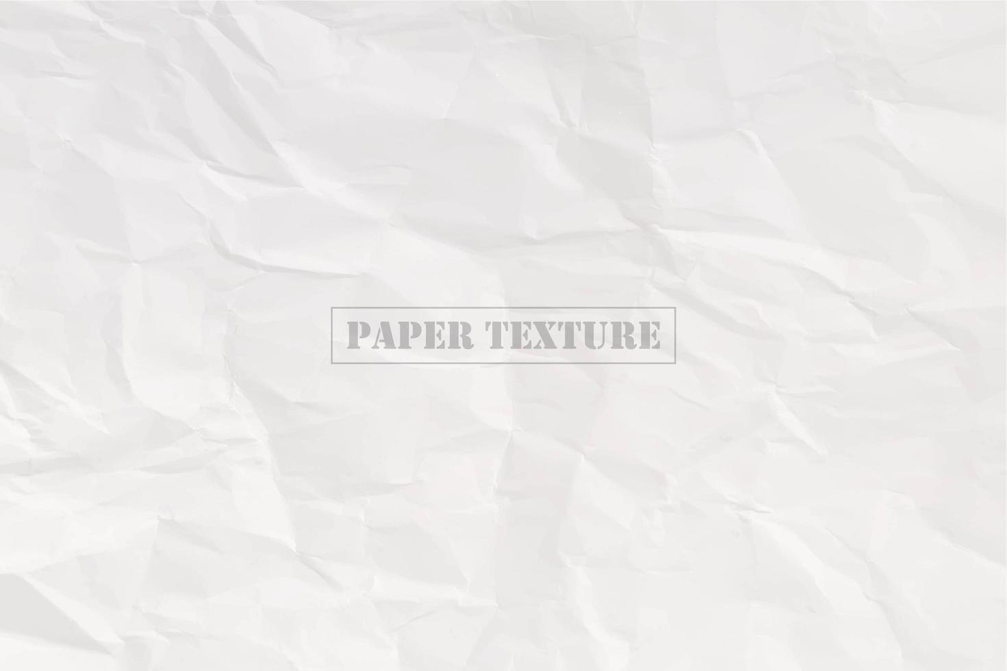 Crumpled paper texture vector