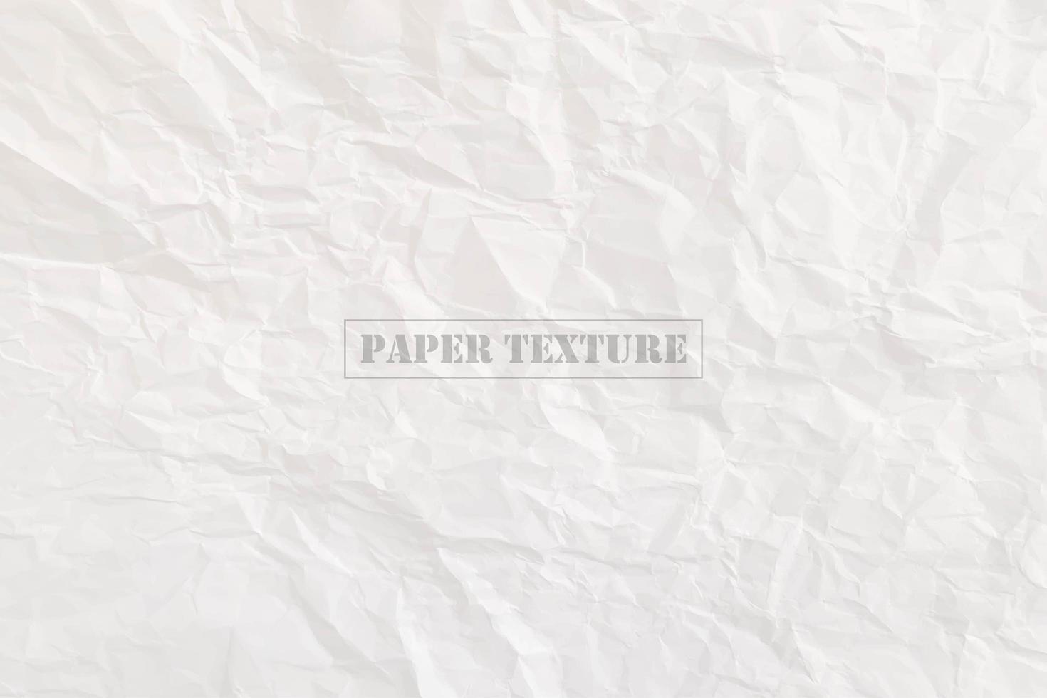 Crumpled paper texture vector