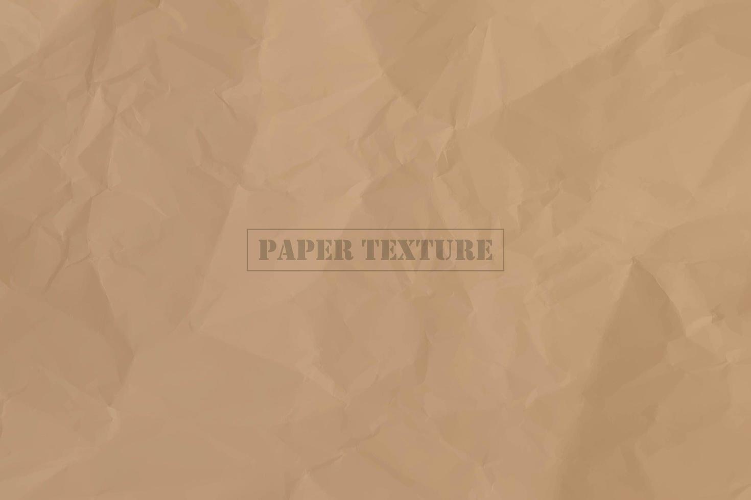 Crumpled paper texture vector