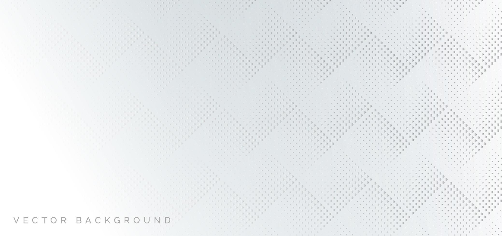 Abstract gray halftone pattern on white background vector