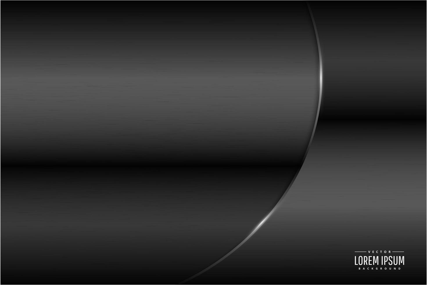 Modern dark metallic background vector