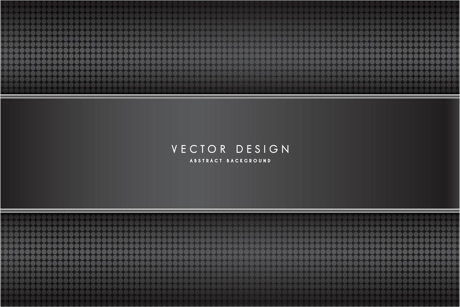 Modern dark metallic background vector