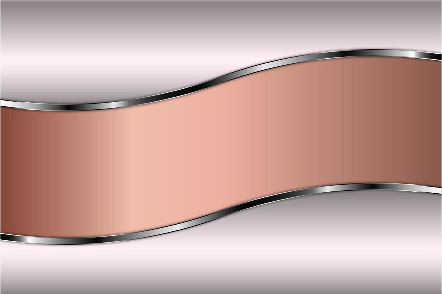 Modern pink and silver metallic background vector