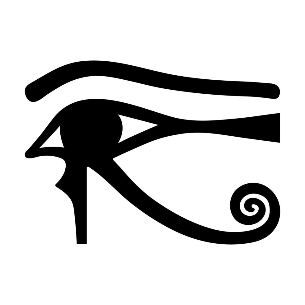 el ojo de horus vector