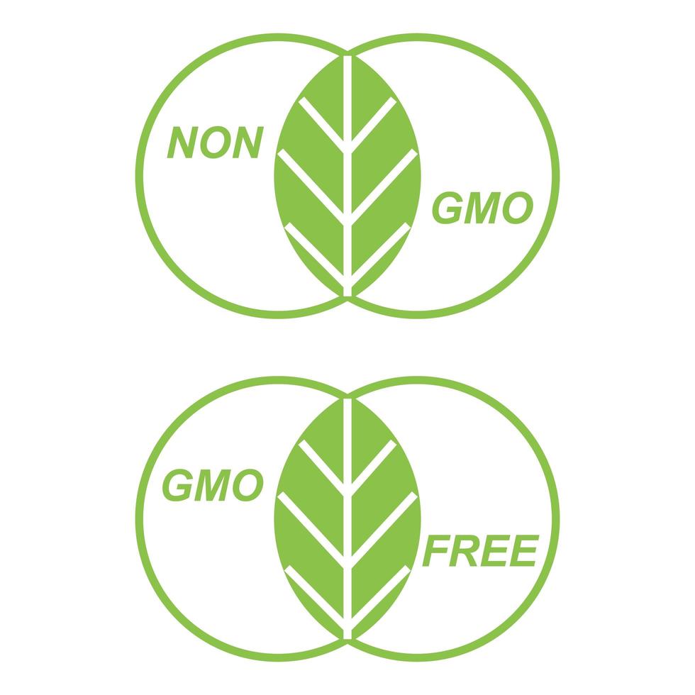 Marking GMO Free vector