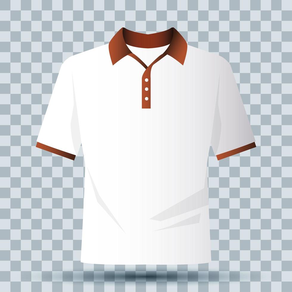 maqueta de marca de camisa vector