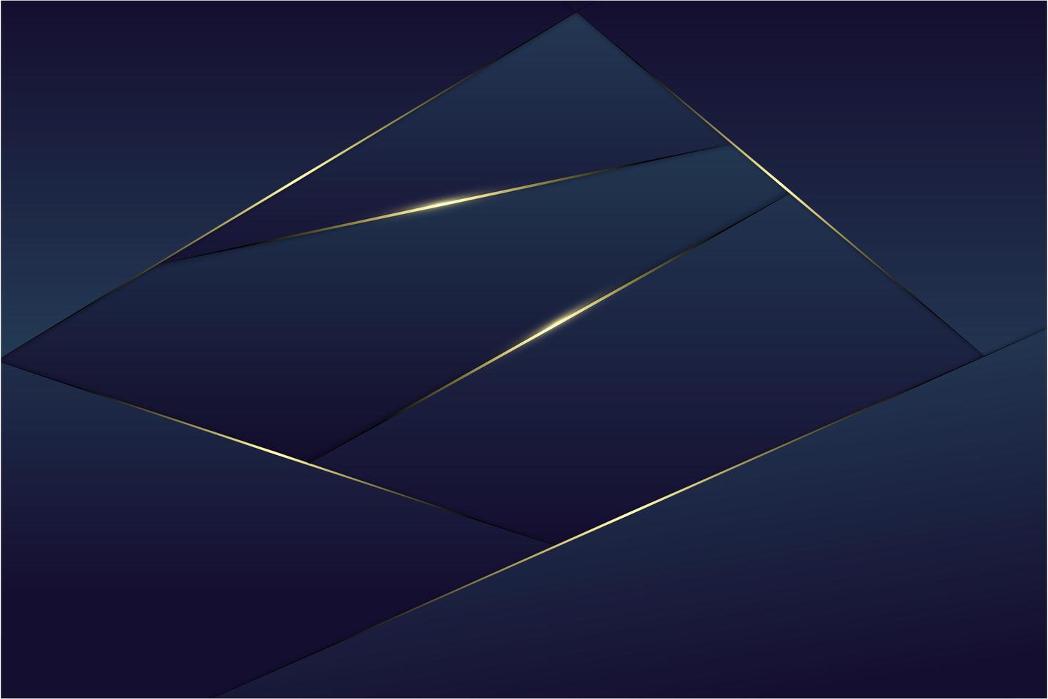 Blue metallic polygonal background. vector