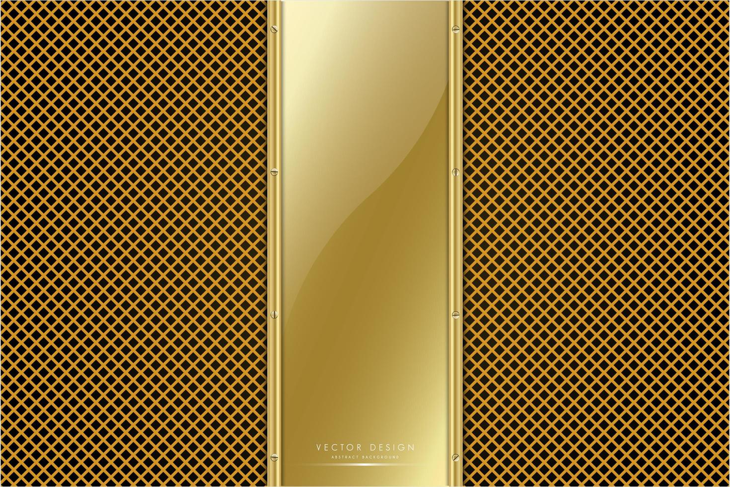 Metallic gold panel with golden line texture 1640026 Vector Art at Vecteezy