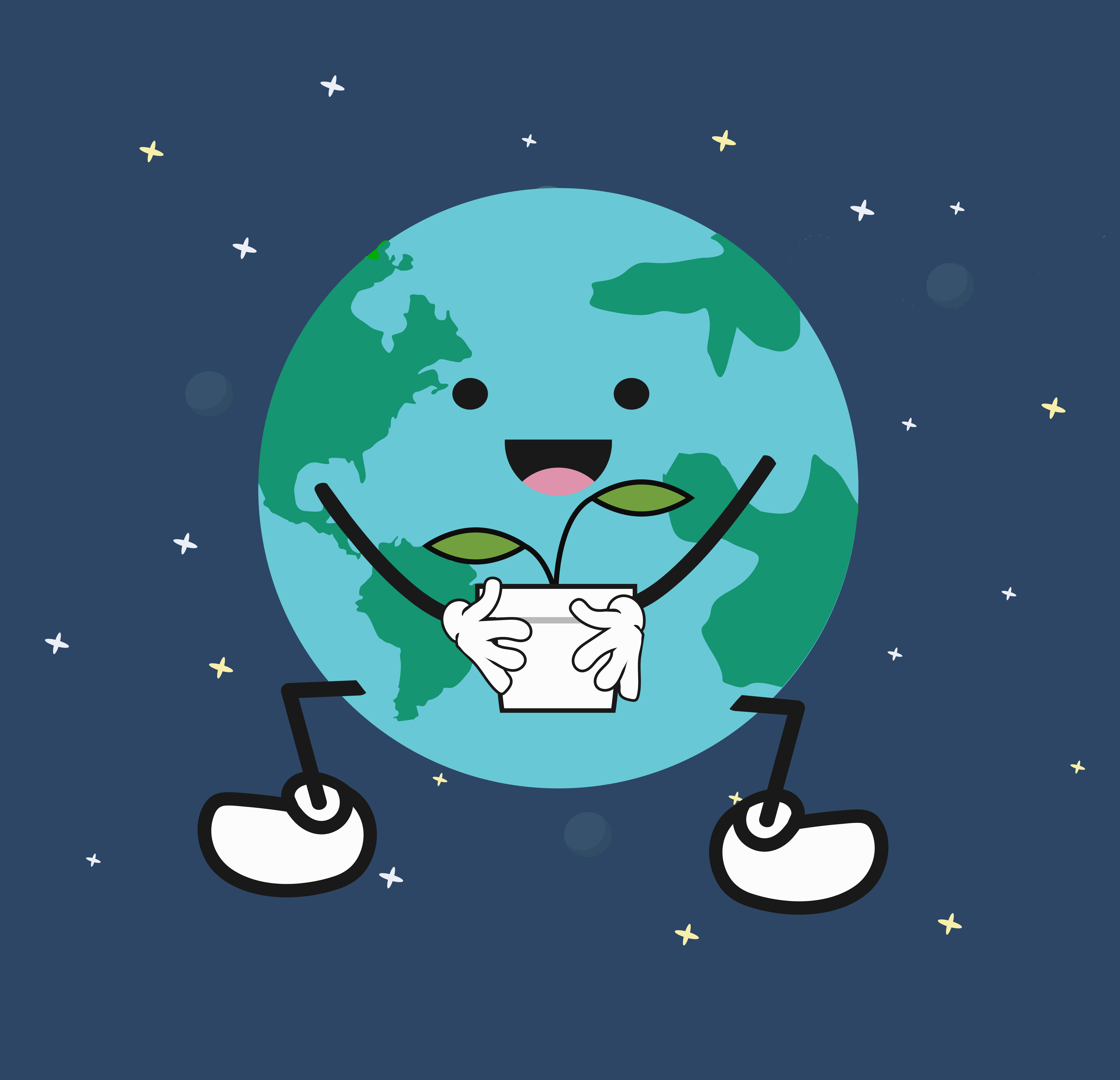 cute cartoon Earth holding plant 1662896 Vector Art at Vecteezy cute cartoon Earth holding plant 1662896 Vector Art at Vecteezy