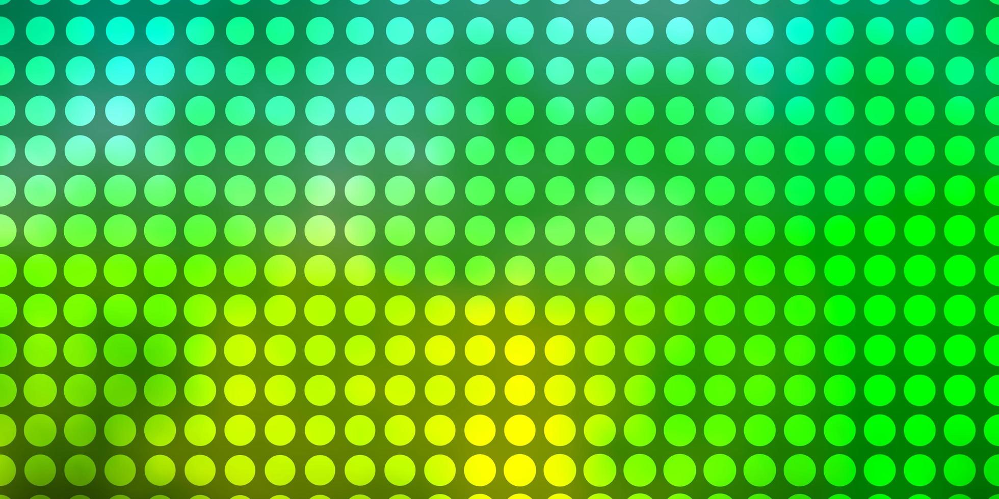 Light Green background with circles. vector