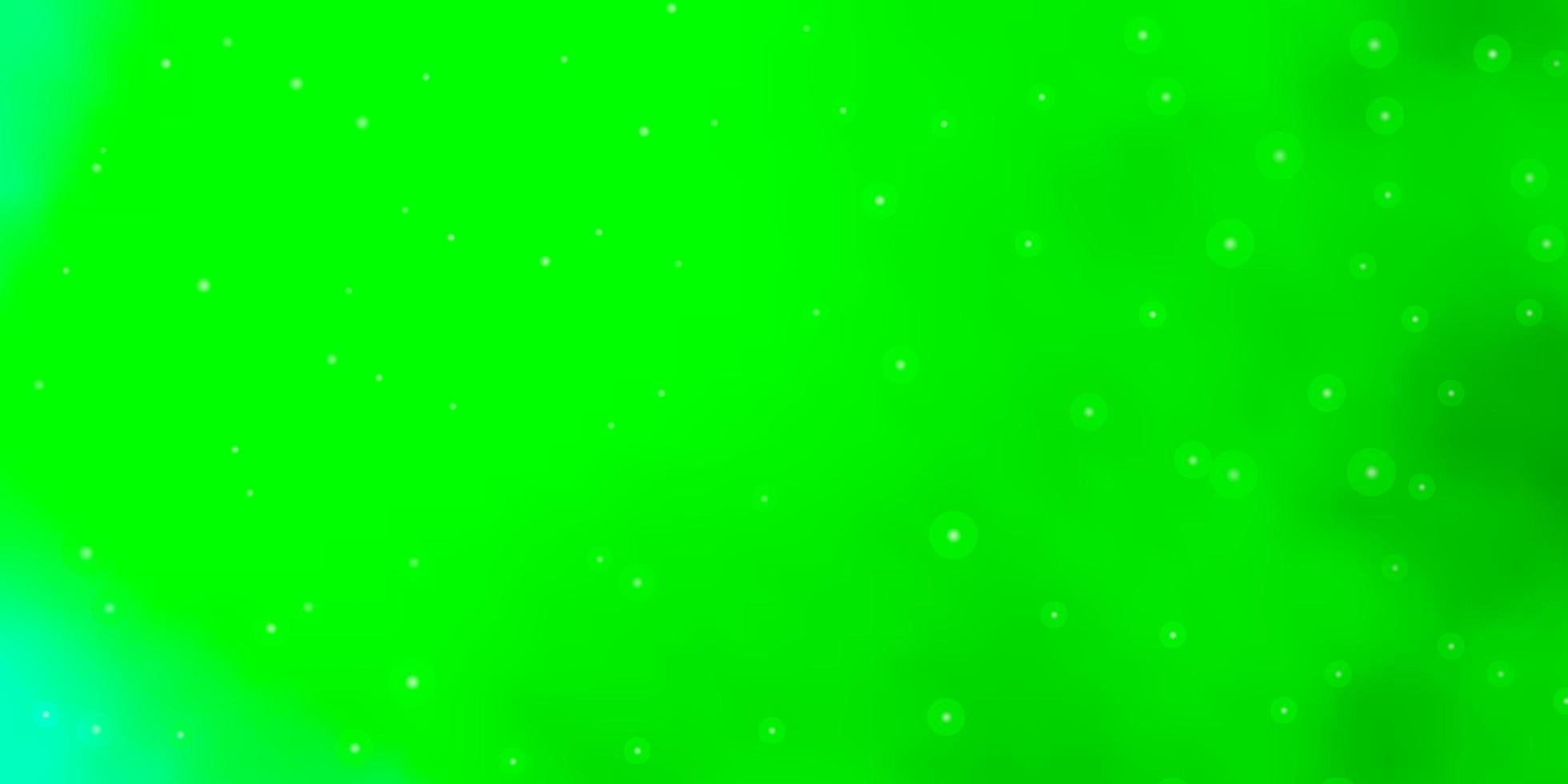 Light Green texture with beautiful stars. vector