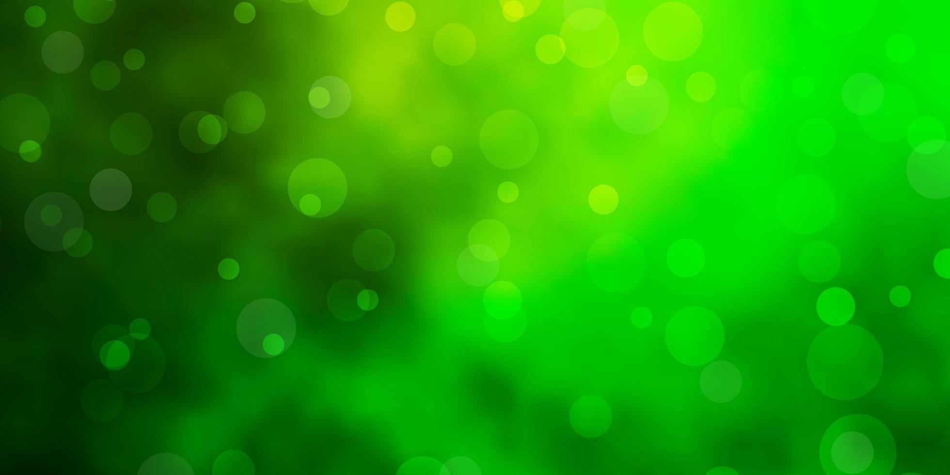 Light Green background with circles vector