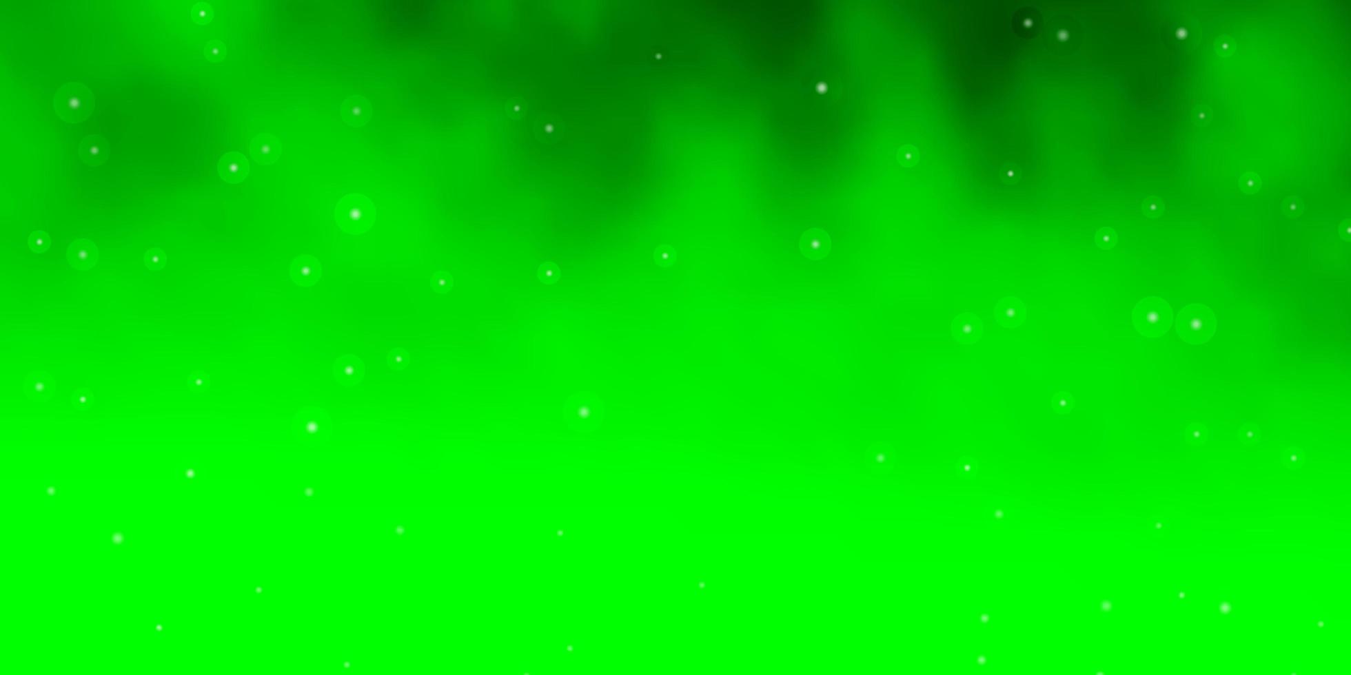 Light Green texture with beautiful stars. vector