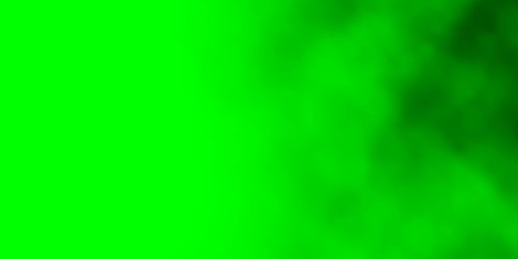 Light Green pattern with clouds. vector