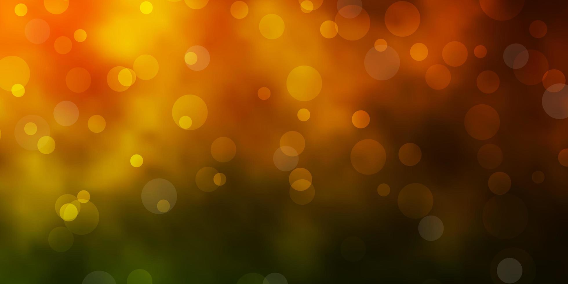 Dark Green, Yellow background with circles. 1663901 Vector Art at Vecteezy