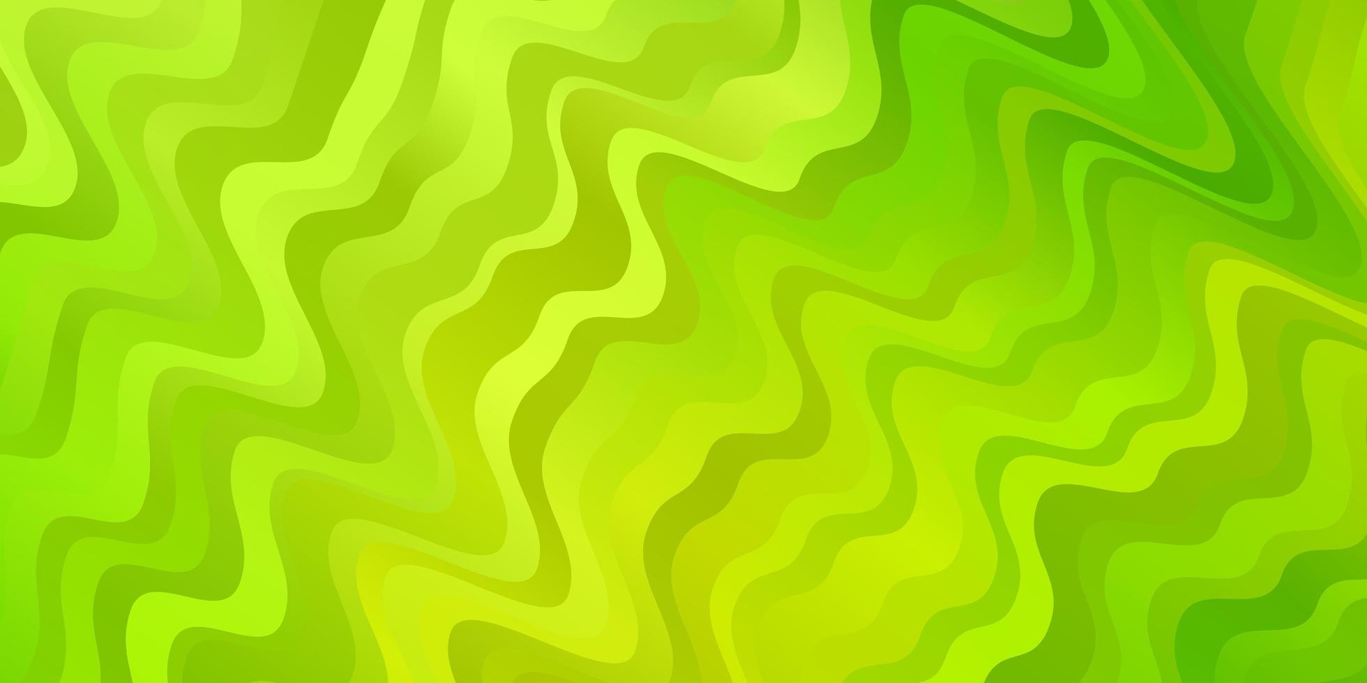 Green background with bent lines. vector