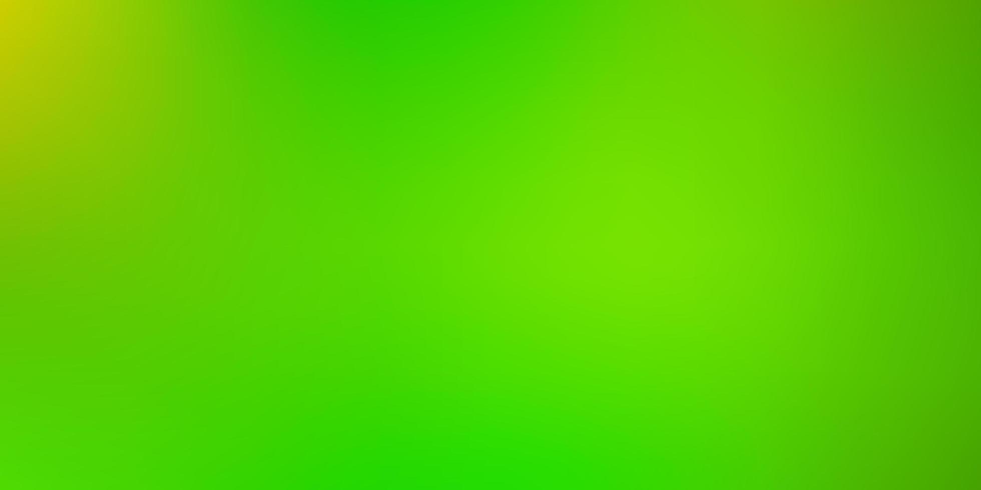 Light Green, Yellow blurred pattern. vector