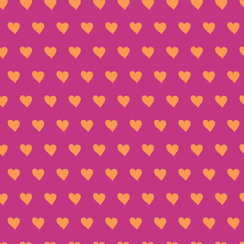 Pattern with hearts. vector