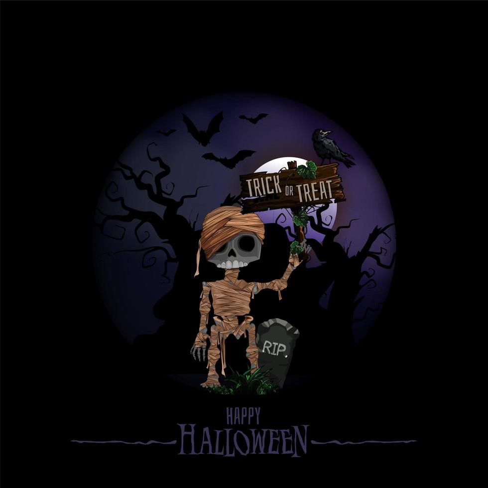 Halloween backgrounds with haunted house vector