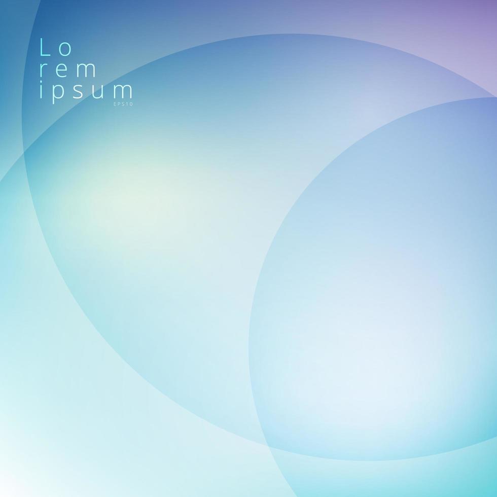 Abstract blue sky blurred with circles vector