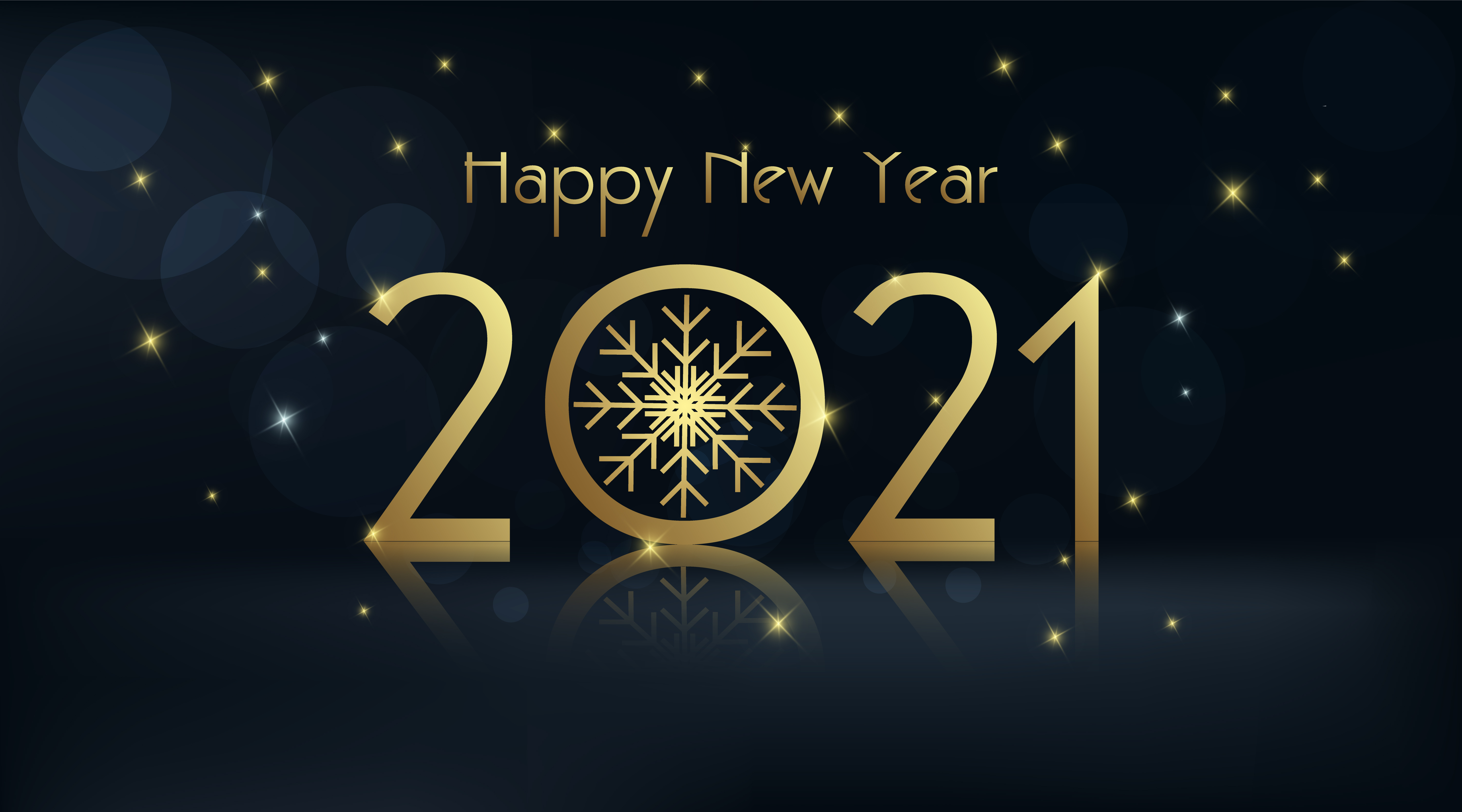 Happy New year 2021 on dark background 1735491 Vector Art at Vecteezy