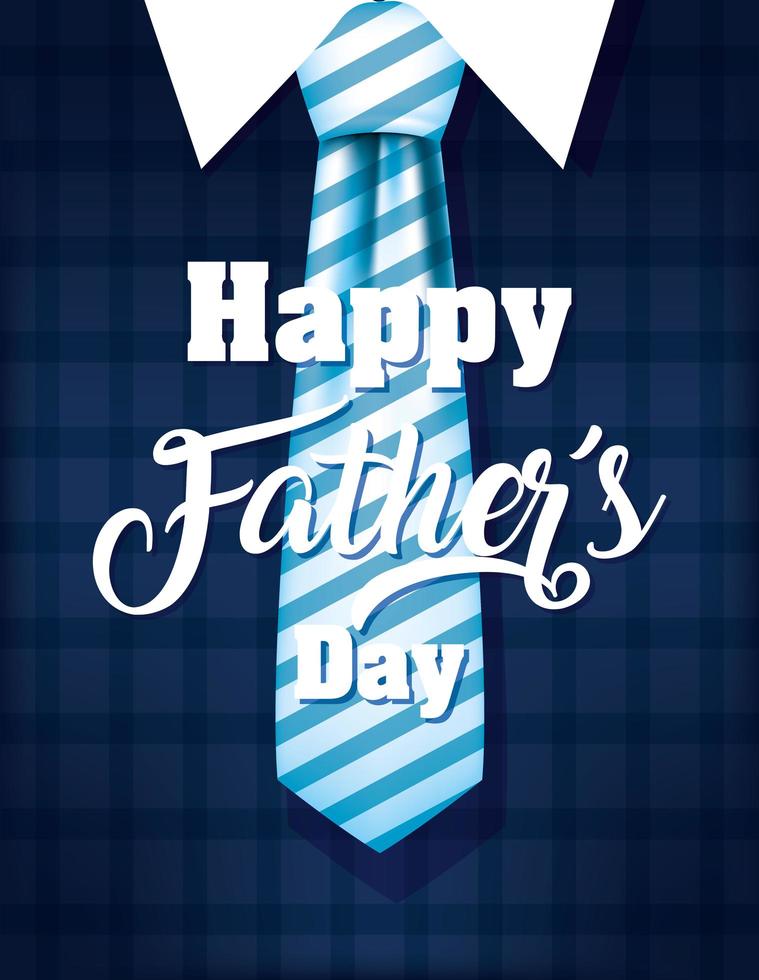 Happy father's day banner with antique male icons vector