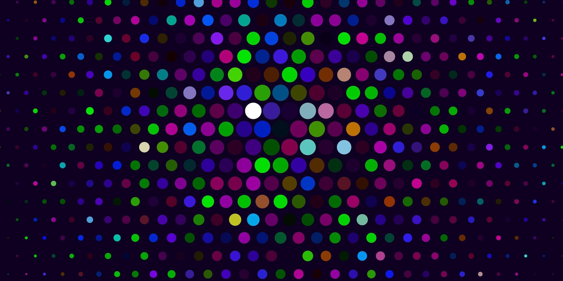 Multicolor template with circles. vector