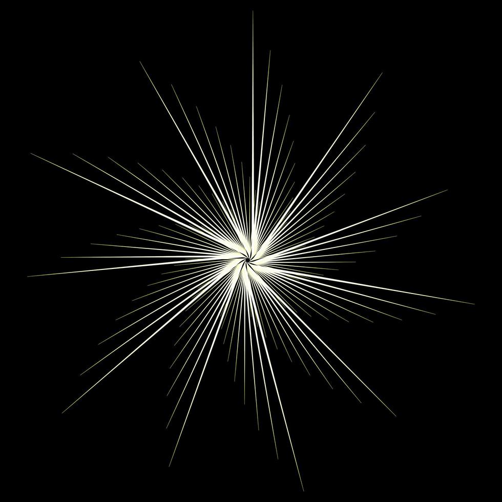 Circular starburst explosion texture vector