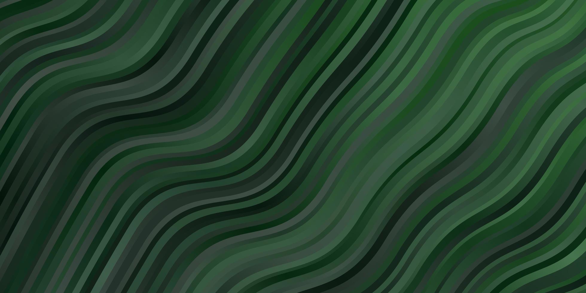 textura verde claro con curvas. vector