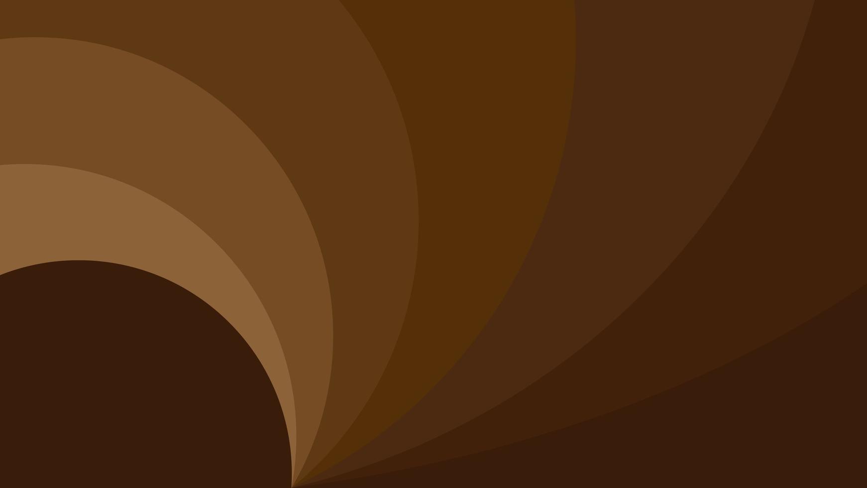 Fondo abstracto de triángulo de medio círculo en color marrón vector