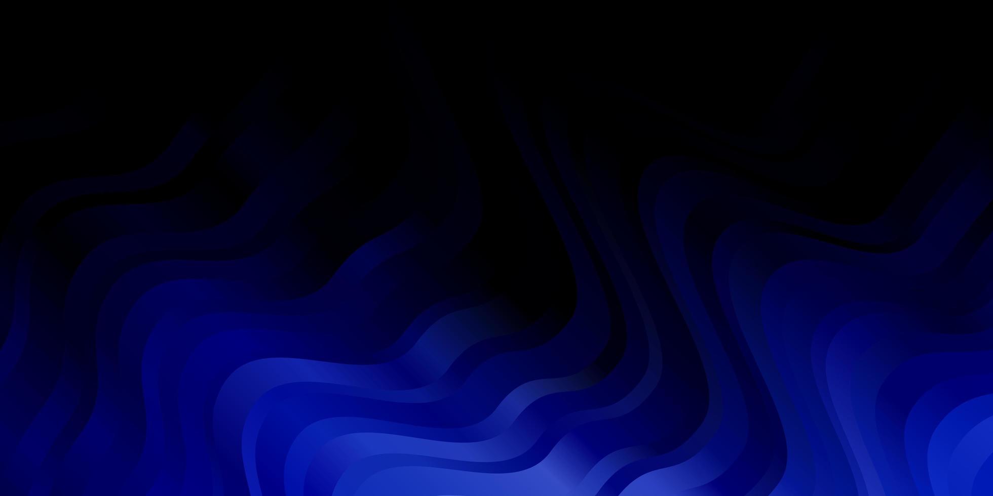 Dark blue template with lines. vector
