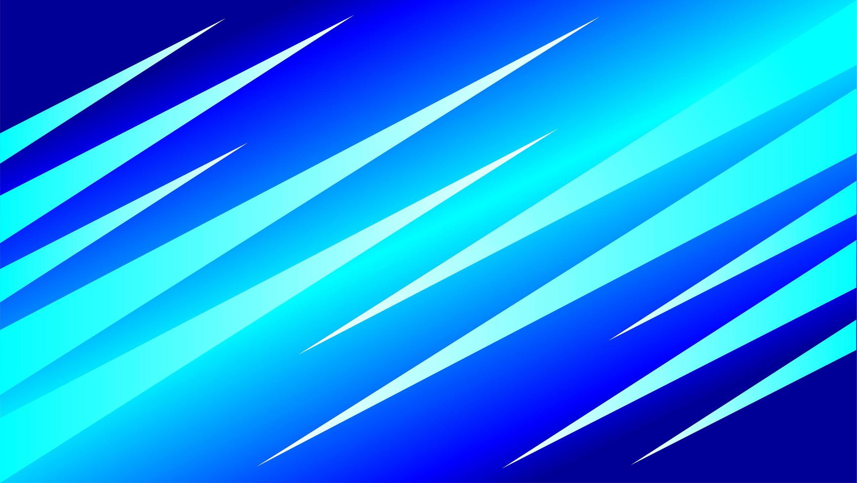 Abstract background of blue diagonal geometric triangular vector