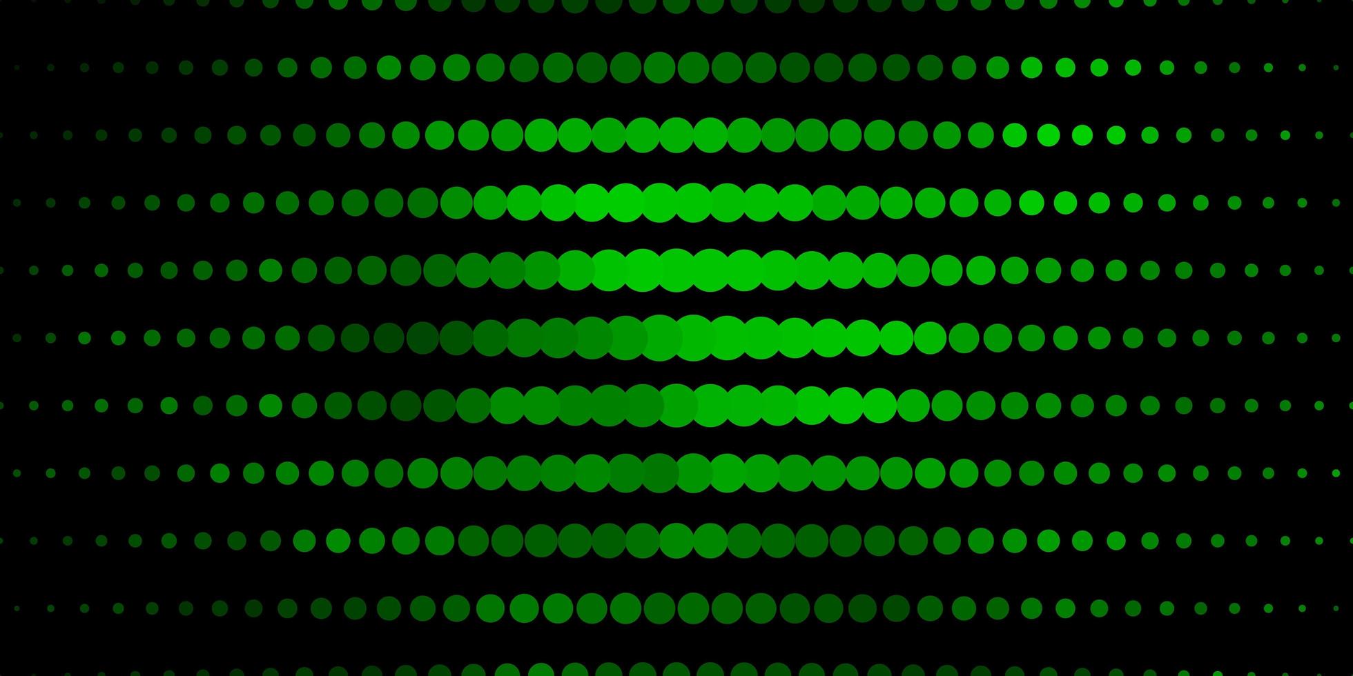 Dark Green background with circles. vector