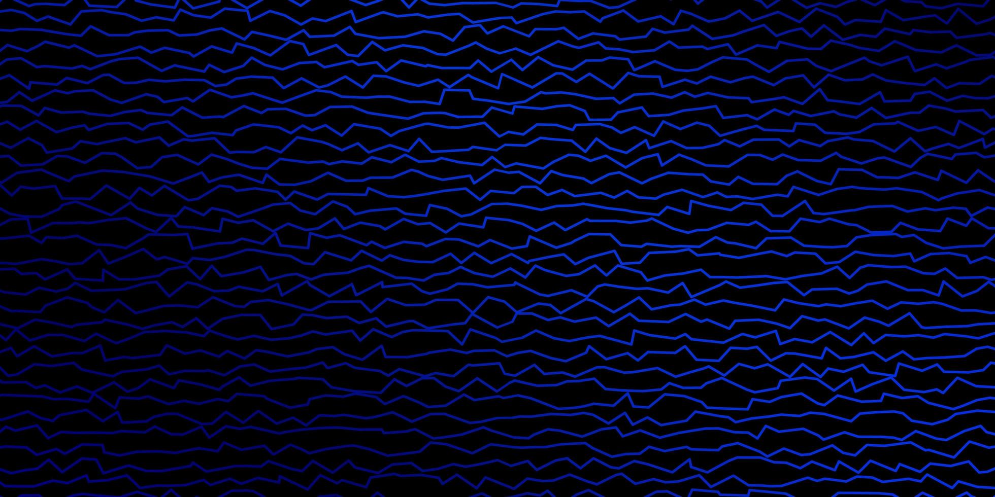 Dark blue template with lines. vector