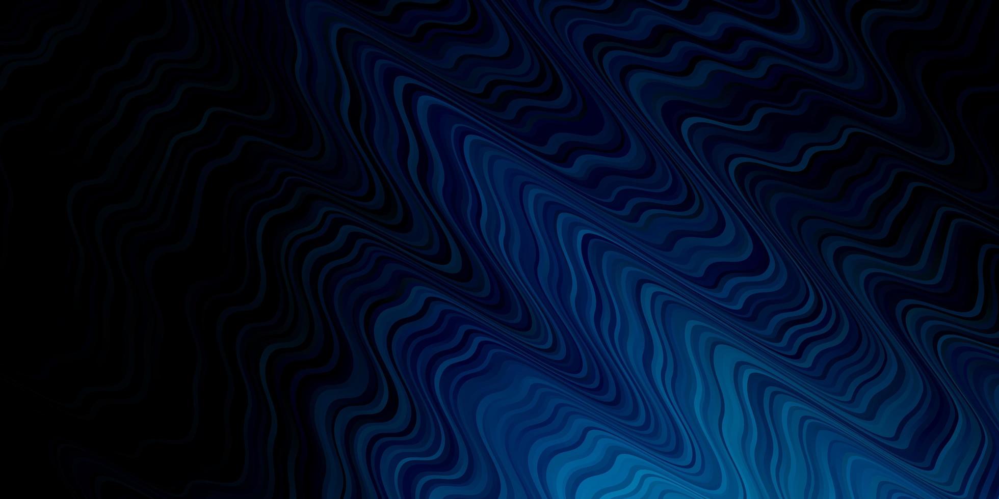 Dark blue template with lines. vector