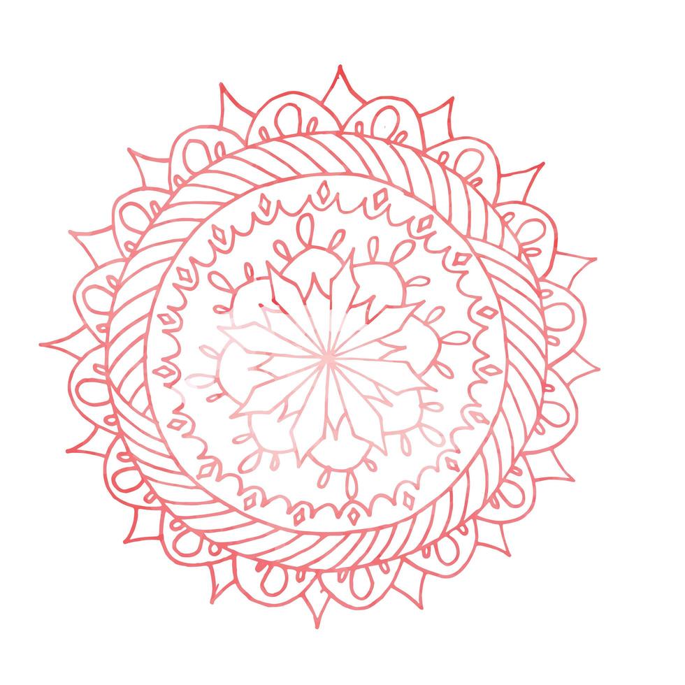 mandala zentangle para colorear libro. vector