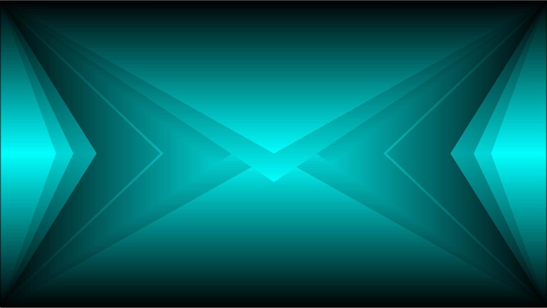 Tosca color neon light lines abstract background vector