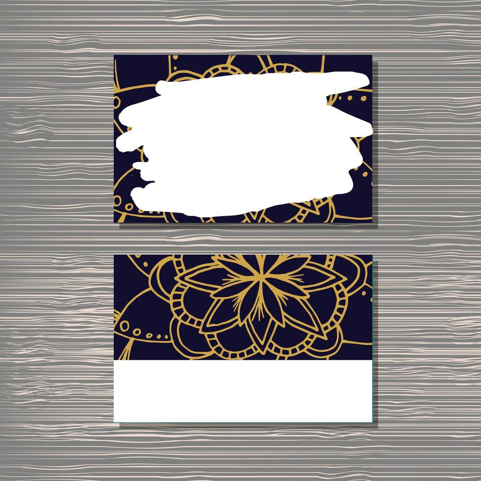 Visit card template vector
